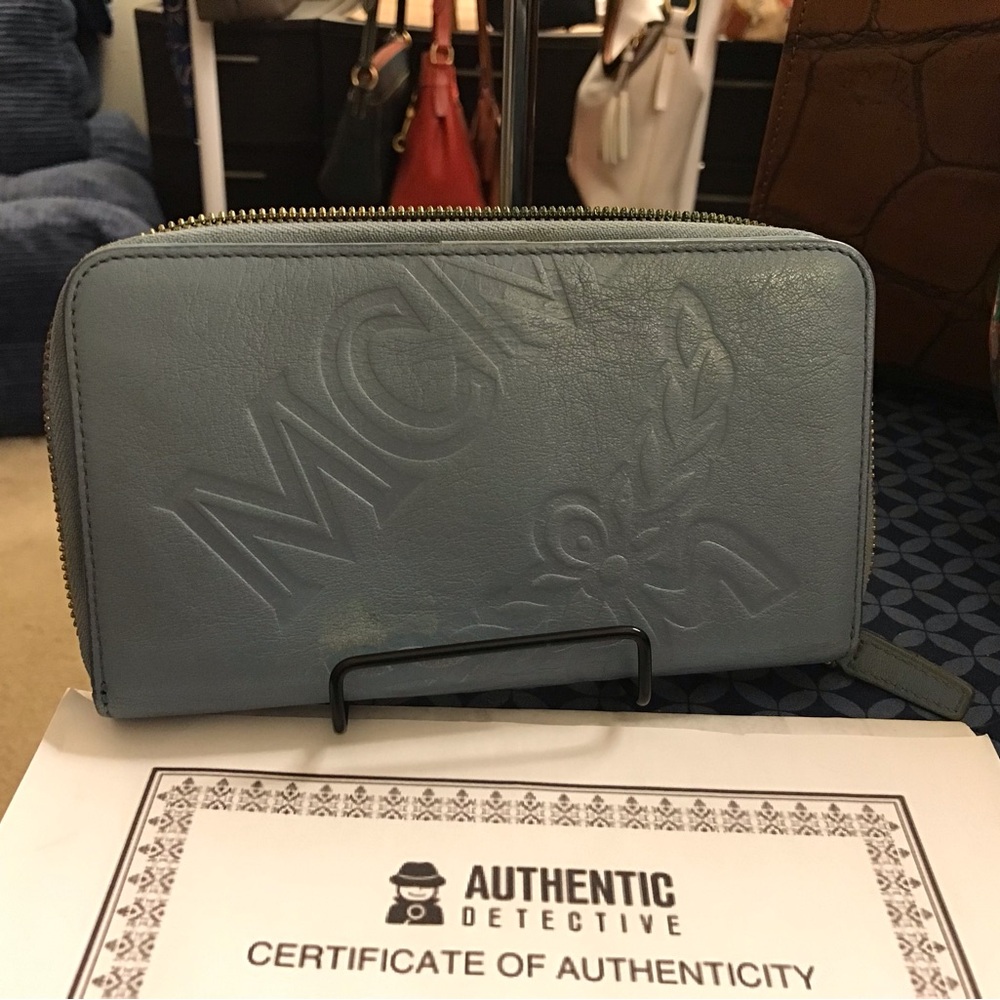 MCM Wallet/Organizer~ Dusty Blue 🩵